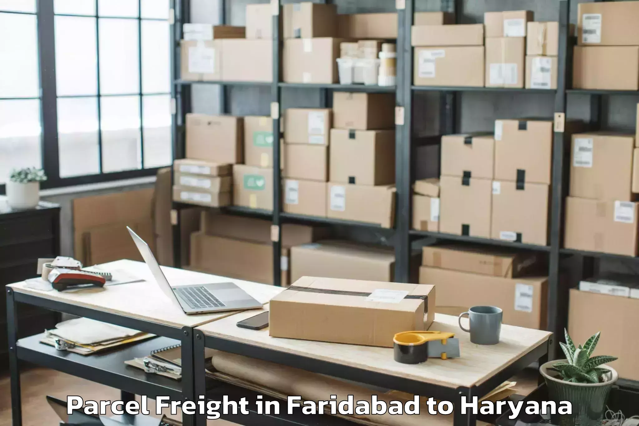 Leading Faridabad to Khanpur Kalan Parcel Freight Provider